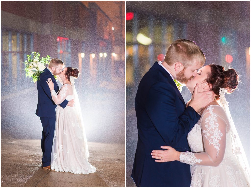 rain nighttime portraits durham wedding photographer