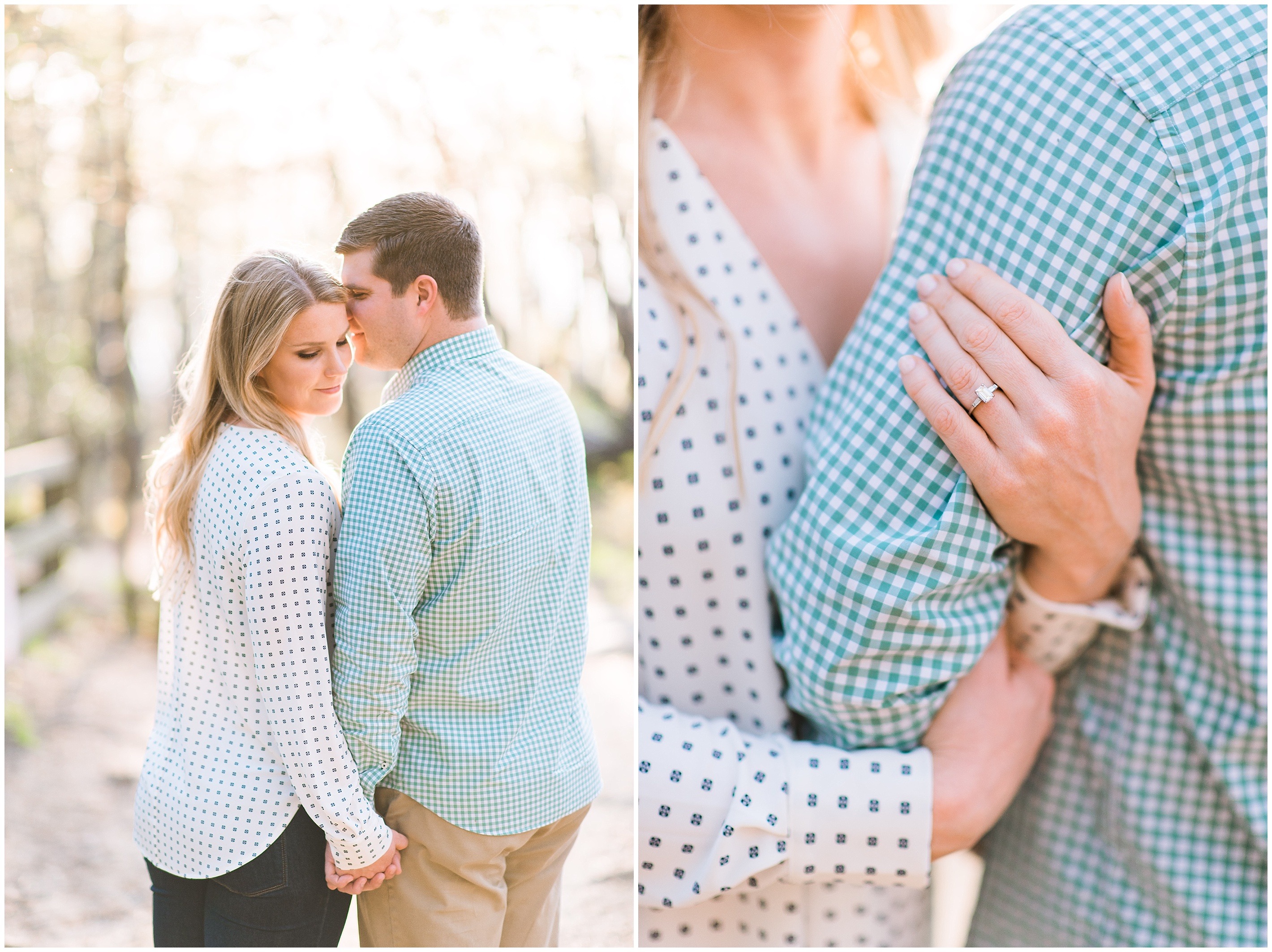 Pilot Mountain Casual Colorful Engagement Session