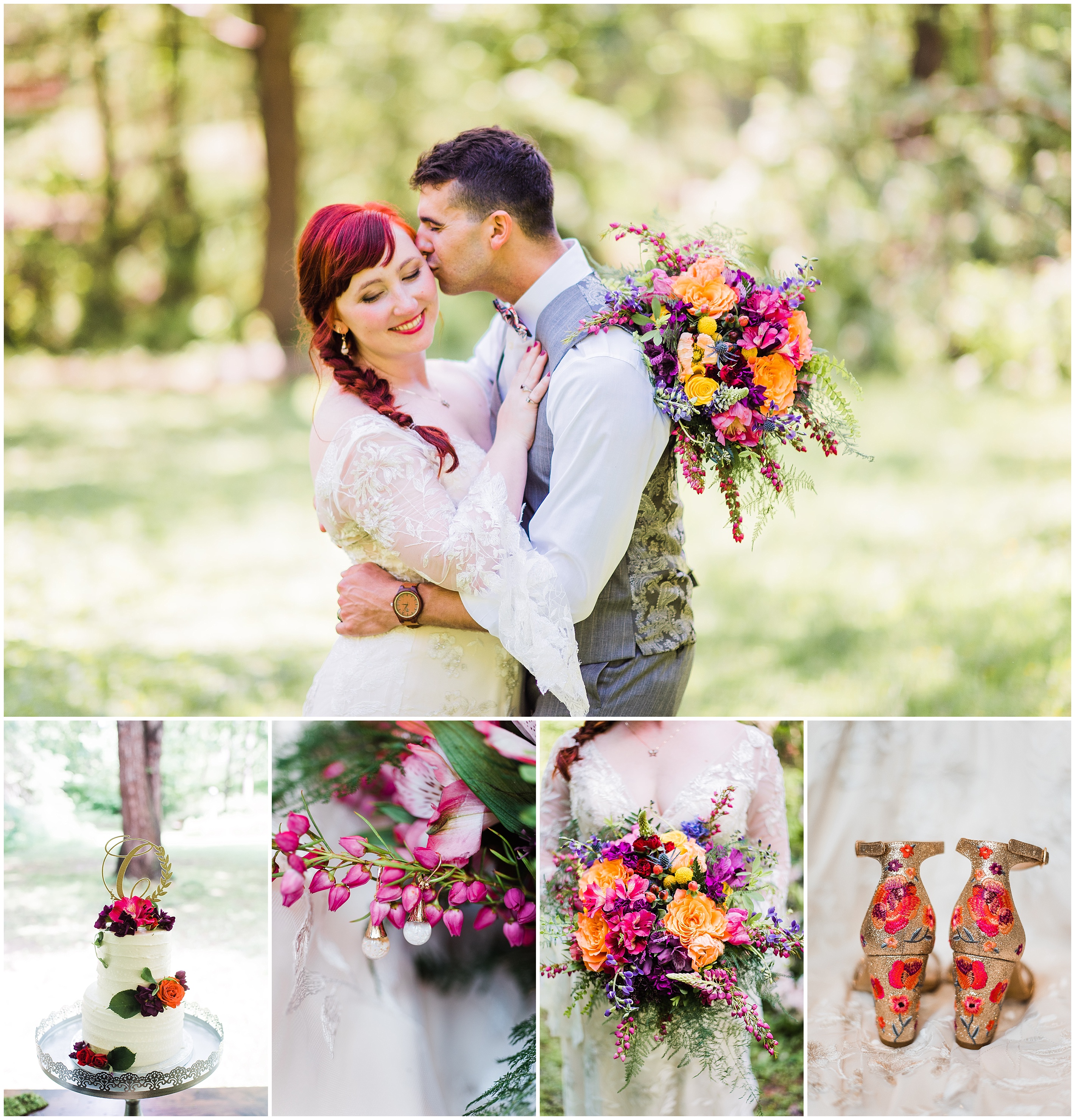 Botanical Gardens of Asheville Intimate Wedding