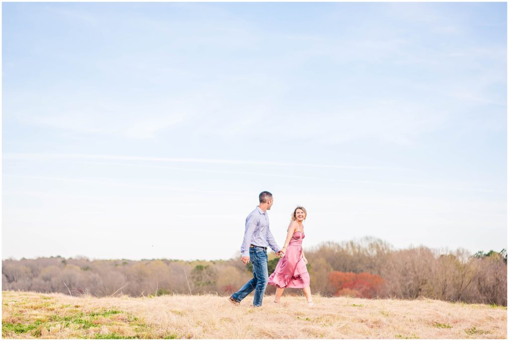 Bright and Colorful Raleigh North Carolina Engagement Session