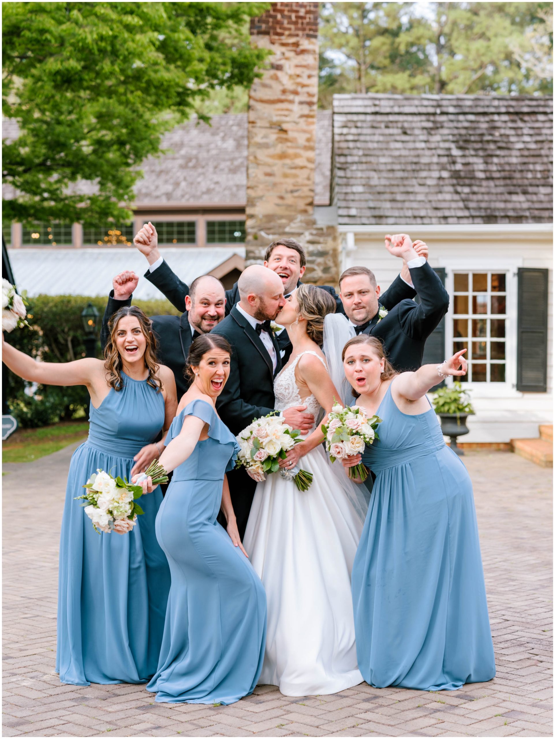 Bridal party portraits at The Sutherland