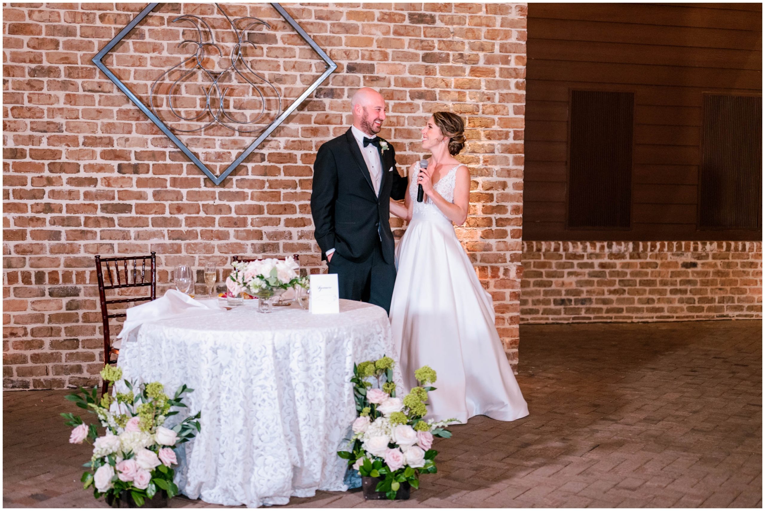 Indoor wedding reception in the event pavilion at The Sutherland