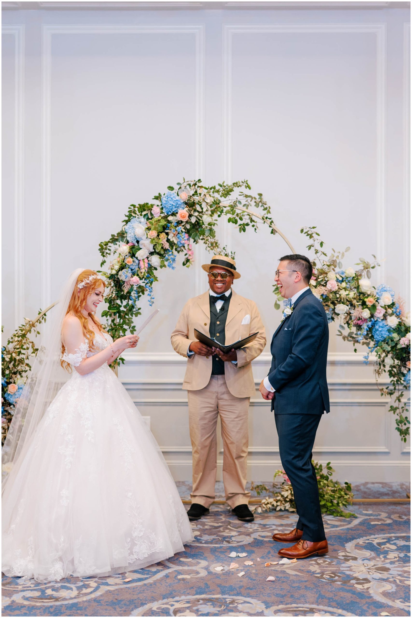 Wedding ceremony at The Carolina Inn