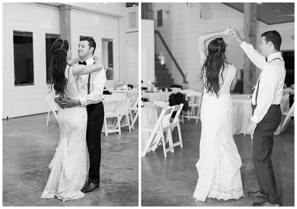 BRIDE AND GROOM PRIVATE DANCE AT THE WALNUT HILL