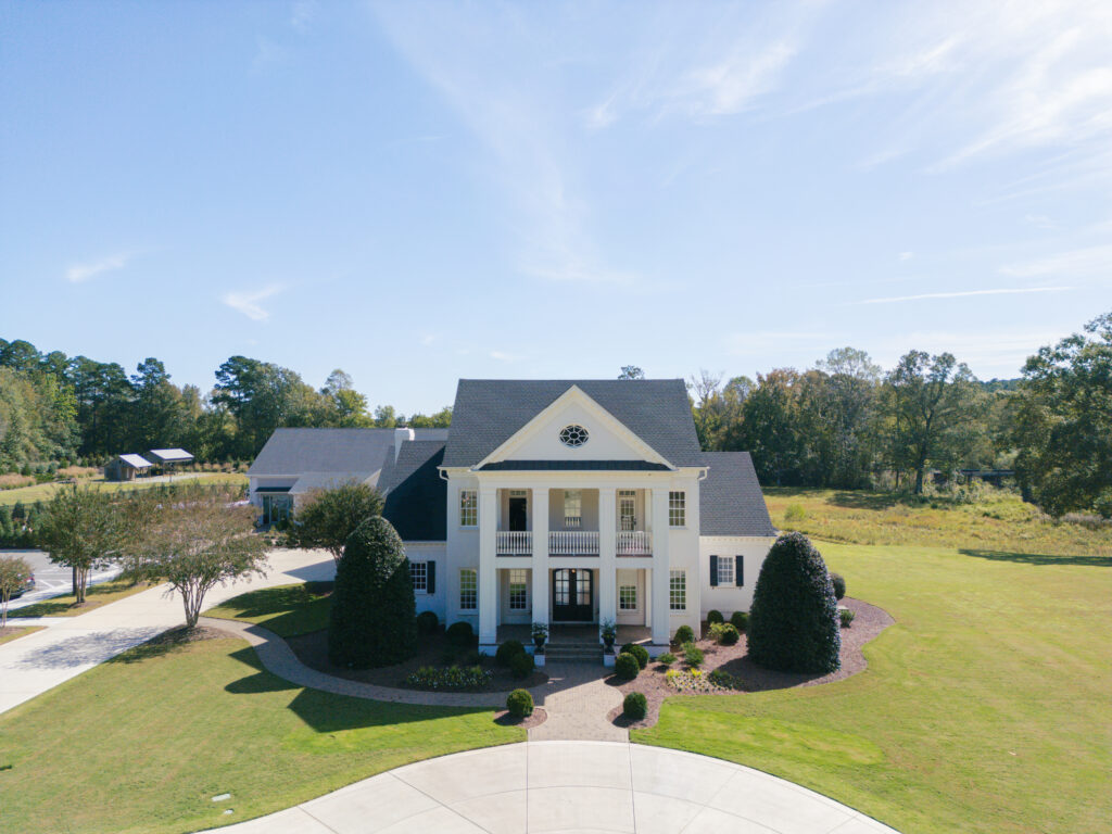 Drone image of Donovan's Manor in Fuquay Varina, North Carolina